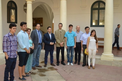 En la foto alumnos premiados (Ins Leiva del Colegio La Salle de Crdoba, 