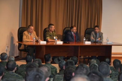 De izquierda a derecha, Enrique Aguilar, Aroldo Lzaro Sez, Librado Carrasco y Juan Pedro Monferrer