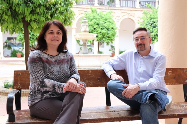 Researchers Javier Cabeza and Sandra Sánchez