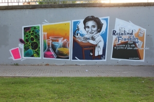 El mural de Rosalind Franklin en Córdoba